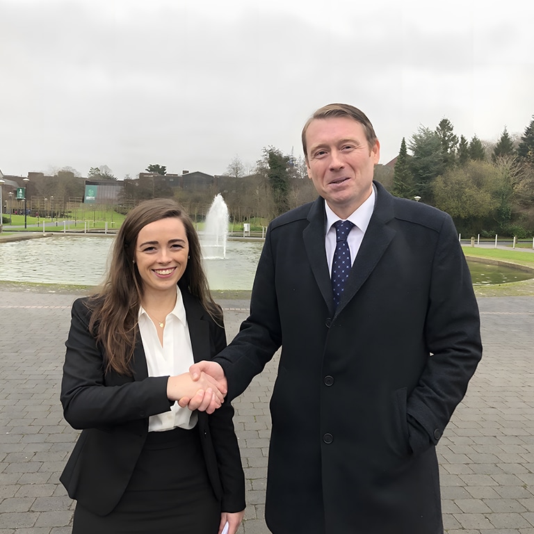 Gary Lawlor Presents Award to Civil Engineering Student at University of Limerick Presentation Day